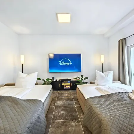 Designer Loft Fuer Bis Zu 15, Whirlpool, Infrarotsauna, Billard, Pokertisch, 2 Baeder شقة